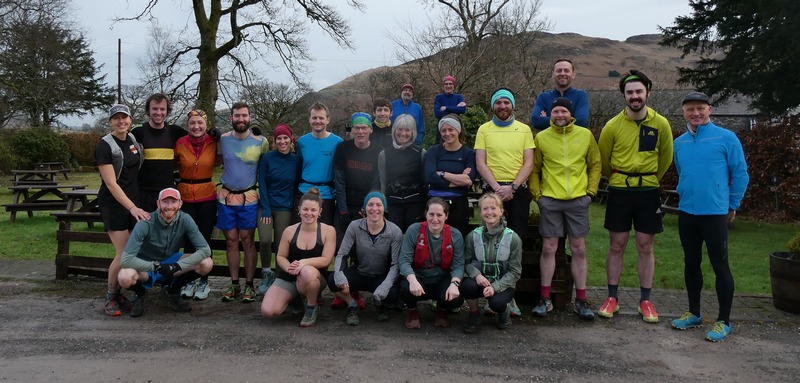 The 2026 Gowbarrow fell race starters