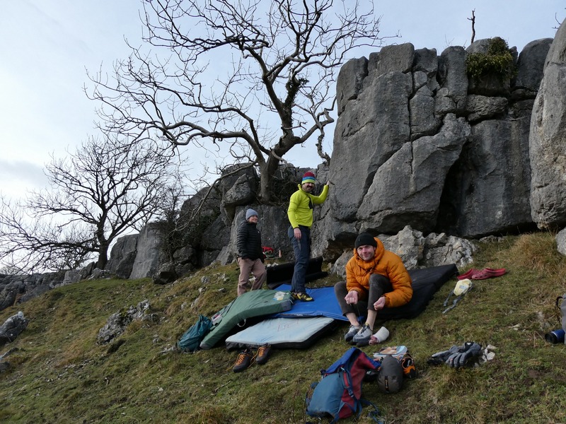 New Year's Day at Newbiggin Crag